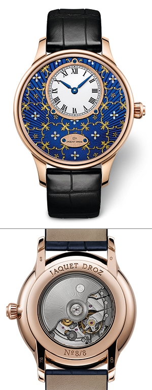 JAQUET DROZ(ジャケ・ドロー) 伝統技術を受け継ぐアトリエコレクションより パイヨン装飾を文字盤に採用した3つのモデルを発表