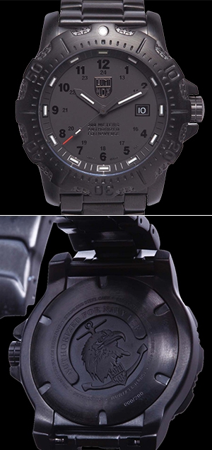 Luminox(ルミノックス) 海軍による承認＝ANUを冠した人気シリーズに、オールブラックカラーモデルが登場