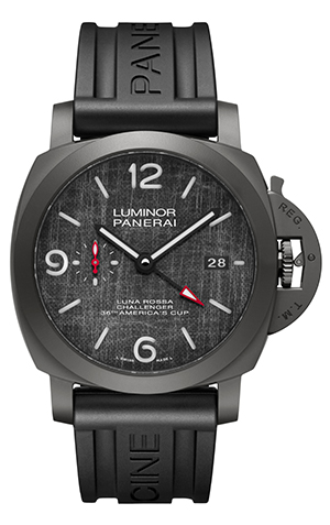 PANERAI(パネライ) 2020新作 第36回アメリカズカップ チャレンジャーにインスパイアされ創造した記念モデル。パネライ「ルミノール ルナロッサ GMT - 44mm」