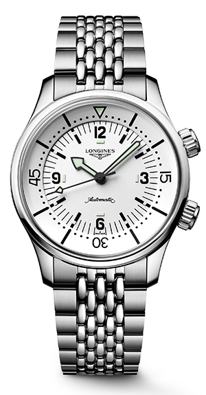LONGINES(ロンジン) 2025新作 インナーベゼルが異彩を放つダイバーズウォッチ。「ロンジン レジェンドダイバー」に純白のマットホワイトダイアルモデルが新登場