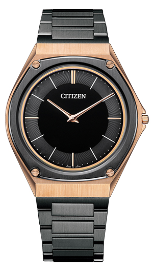 CITIZEN(シチズン) 2025新作 「シチズン エコ・ドライブ ワン」より、「上質な空間」をブラックとピンクゴールド色の外装で表現した限定モデルが登場