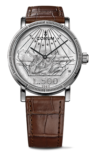 CORUM(コルム) コルムがコインウォッチ誕生60周年を記念し、ヘリテージ コインを2025年7月11日に発売。「イタリア語の父」といわれるダンテ・アリギエーリを描いた銀貨を使用したレアピース