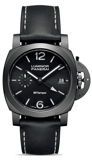 PANERAI(パネライ) 2025新作 アイコニックなルミノール コレクションが初めて40mmのセラミックデザインに挑戦。パネライ「ルミノール GMT チェラミカ」