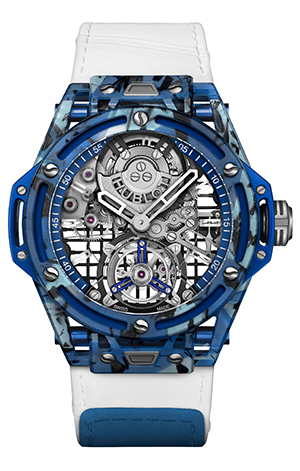 HUBLOT(ウブロ) 2026新作 史上最高の選手、ウブロアンバサダー ノバク・ジョコビッチへのオマージュ。3つのサーフェスと、ゲーム、セット、マッチのための時計3部作。ウブロ「ビッグ・バン トゥールビヨン ノバク・ジョコビッチ GOAT エディション」