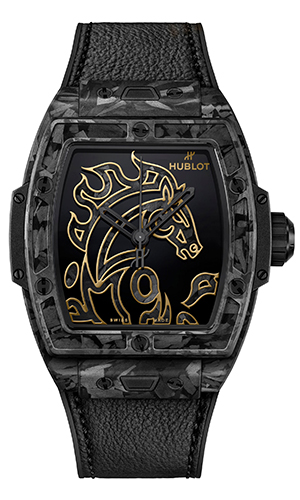 HUBLOT(ウブロ) 2026新作 旧正月を祝う特別モデル。ウブロ「スピリット オブ ビッグ・バン イヤーオブホース フロステッドカーボン」