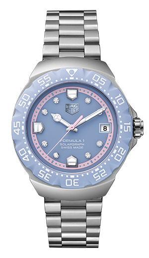 TAG Heuer(タグ・ホイヤー) 2026新作 多様なカラー、スピード、躍動感によって形作られてきたヘリテージを受け継ぐ「タグ・ホイヤー フォーミュラ1 ソーラーグラフ」にパステルシリーズが登場