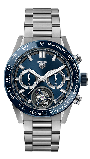 TAG Heuer(タグ・ホイヤー) 2021新作 ブルーとチタンのコンビネーション「タグ・ホイヤー カレラ キャリバー ホイヤー 02T クロノグラフ トゥールビヨン」が登場