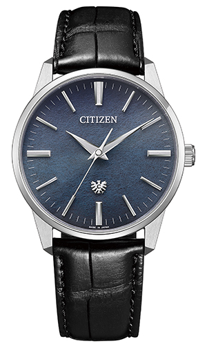 The CITIZEN(ザ・シチズン) 2022新作 ザ・シチズンから⾼精度光発電エコ･ドライブ搭載の藍染和紙⽂字板モデルが初登場