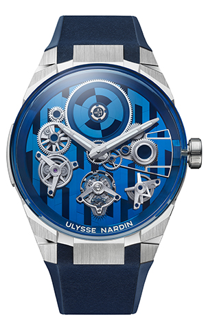 ULYSSE NARDIN(ユリス・ナルダン) 2023新作 オート・オルロジュリーの枠を超えた魅惑的な新モデル。ユリス・ナルダン「ブラスト フリーホイール マルケトリ」