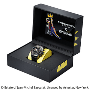 RAYMOND WEIL(レイモンド・ウェイル) 2023新作 レイモンド・ウェイル×ジャン＝ミシェル・バスキア。バスキアのアイコニックなアートワークが施された「フリーランサー」が登場