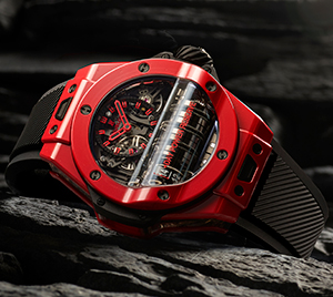 HUBLOT(ウブロ) 2020新作 情熱の色におけるフュージョン「ビッグ・バン MP-11 14デイ パワーリザーブ レッドセラミック」