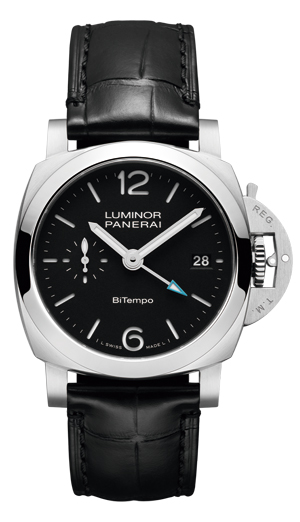 PANERAI(パネライ) 2024新作 GMT機能がコンパクトな40mmサイズで登場。パネライ「ルミノール クアランタ ビテンポ」