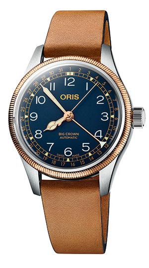 ORIS(オリス) 2019 BASEL新作 オリスを象徴するコレクションに新色ディープブルー登場。「ビッグクラウン ポインターデイト」