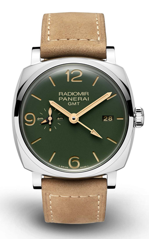 PANERAI(パネライ) 4つのアイコニックでクラシックなラジオミールにマットグリーンダイアルのブティック限定モデルが登場