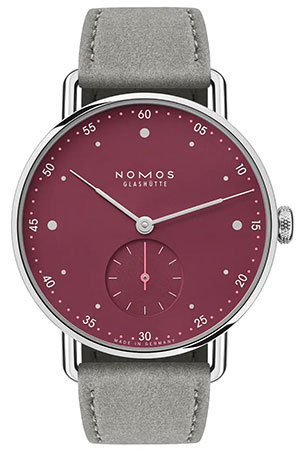 NOMOS Glashütte(ノモス グラスヒュッテ) 2023新作 クリアなエレガンスと組み合わされた最高の精度。数々のデザイン賞を獲得した「メトロ」の新作。ノモス グラスヒュッテ「メトロ33」