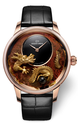 JAQUET DROZ(ジャケ・ドロー) 2020新作 5番目の干支・戊辰にオマージュを捧げた、ジャケ・ドロー「プティ・ウール ミニット レリーフ ドラゴン」