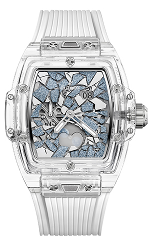 HUBLOT(ウブロ) 2026新作 ウブロ史上初、サファイアクリスタルにダイヤモンドをセッティング。ウブロ「スピリット オブ ビッグ・バン インパクト」