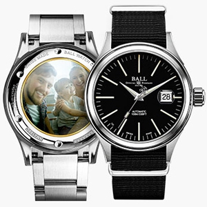 BALL WATCH(ボール ウォッチ) 時計のケースバックで“新しい思い出づくり”を提案。 大切な写真をエナメル盤にプリントできる「エナメル・フォト サービス」