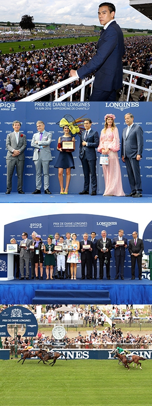 LONGINES(ロンジン) フランス・シャンティイ競馬場にて“ロンジンディアヌ賞”2016が開催