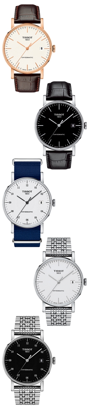 TISSOT(ティソ) スイス機械式時計の魅力をいつでも気軽に。「ティソ エブリタイム スイスマティック」