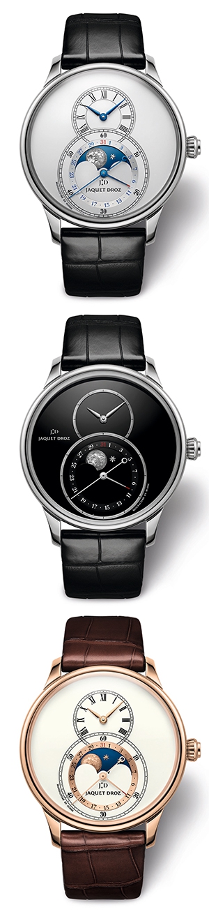 JAQUET DROZ(ジャケ・ドロー) 「グラン・セコンド ムーン」 天体と時の長さのミステリーをテーマとした新作が登場