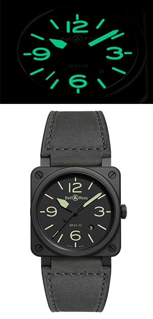BELL & ROSS(ベル&ロス) プレ バーゼル 2018新作「BR 03-92 NIGHTLUM」