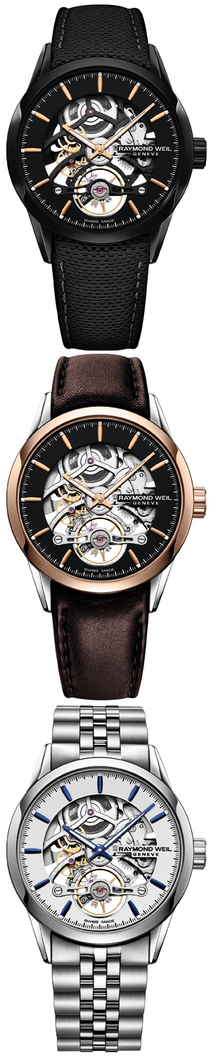 RAYMOND WEIL(レイモンド・ウェイル) BASELWORLD 2018新作 レイモンド・ウェイル初の自社製ムーブメントRW1212搭載「フリーランサー」にスケルトンモデルが登場