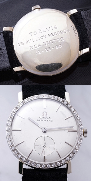 OMEGA(オメガ) エルヴィス･プレスリーの時計 オークションにて過去最高額の約1.6億円で落札