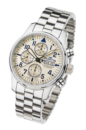 FORTIS(フォルティス) F-43 FLIEGER CHRONOGRAPH(F-43 フリーガー クロノグラフ)登場