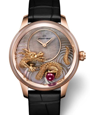 JAQUET DROZ(ジャケ・ドロー) BASELWORLD 2012新作 プティ・ウール ミニット レリーフ ドラゴン ジャケ・ドロー ブティック銀座 先行展示販売