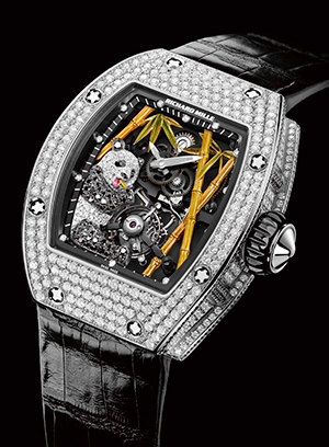 RICHARD MILLE(リシャール・ミル) 平和を象徴するジャイアントパンダをあしらった RM 26-01 トゥールビヨン パンダ