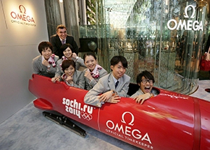 OMEGA(オメガ) ソチ オリンピック 選手壮行会開催 鈴木明子、町田樹、小平奈緒、加藤条治、小笠原歩、船山弓枝 ６選手が出席