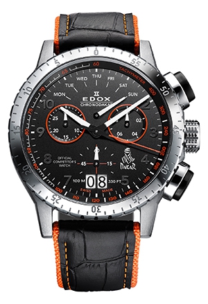 EDOX(エドックス) 2014最新作「クロノダカールリミテッドエディション」 過酷な状況下にも耐えうる腕時計