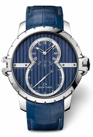 JAQUET DROZ(ジャケ・ドロー) 「グラン・セコンド SW スティール」 NEW Sports Watch 45mm Debut Fair 2014年8月1日(金)?9月15日(祝・月)