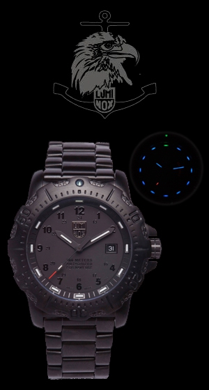 Luminox(ルミノックス) 海軍による承認=ANUを冠した人気シリーズに、オールブラックカラーモデルが登場