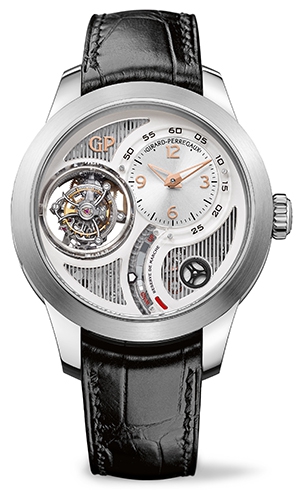 GIRARD-PERREGAUX(ジラール・ペルゴ) 重力を超越する、ホワイトゴールドのトライアクシャル トゥールビヨン
