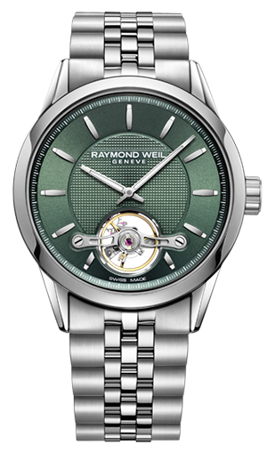 RAYMOND WEIL(レイモンド・ウェイル) 2020新作 レイモンド・ウェイル「フリーランサー」に大胆なグリーンを纏った新色モデルが登場