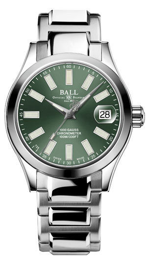 BALL WATCH(ボール ウォッチ) 2023新作 「904Lステンレス」、「耐磁性80,000A/m」、「C.O.S.C.認定クロノメーター」の三位一体で大人気の高性能3針モデルに36mm仕様が追加。ボールウォッチ「エンジニア III マーベライト クロノメーター」