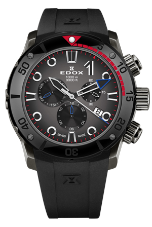 EDOX(エドックス) 2023新作 1,000m防水のチタニウムダイバーズウォッチに男心くすぐる2つのカラーリングが登場。エドックス「クロノオフショア1 クロノグラフ」