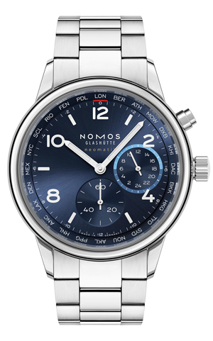 NOMOS Glashütte(ノモス グラスヒュッテ) 2025新作 ワールドタイムの新解釈。ノモス グラスヒュッテ「クラブ スポーツ ネオマティック ワールドタイマー」