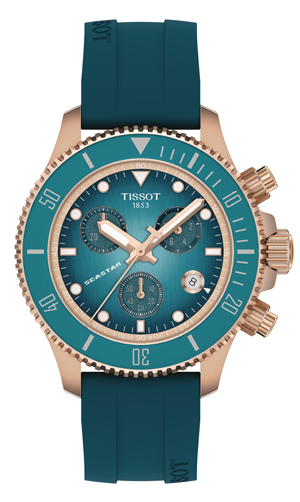 TISSOT(ティソ) 2025新作 深海から生まれた新たなサイズ。「ティソ シースター クロノグラフ 38mm」