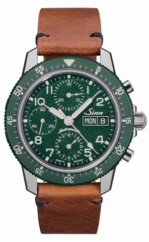 SINN(ジン) 2020新作 比類ないメタリックグリーンをまとった世界限定500本の伝統的パイロットクロノグラフ、ジン「103.SA.G」が発売開始