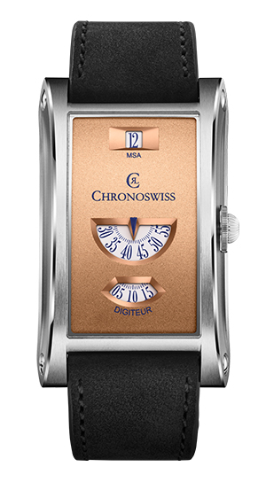 CHRONOSWISS(クロノスイス) 2025新作 針を持たない機械式腕時計の復活！ クロノスイス「ネオ デジター」