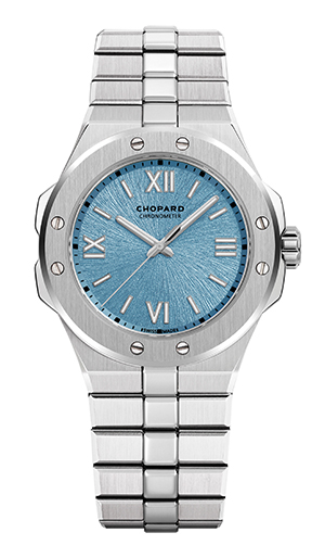 CHOPARD(ショパール) 2026新作 「アルパイン イーグル」コレクションの36mmおよび41mmモデルに新たな文字盤が登場。アルパイン・イーグル・ファウンデーションへの支援を改めて表明。ショパール「アルパイン イーグル ローヌブルー」