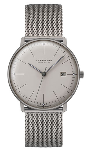 JUNGHANS(ユンハンス) 2021年レッド・ドット・デザイン賞を受賞した、ユンハンス「マックス・ビル メガ ソーラー」