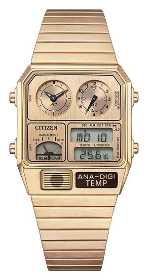 CITIZEN(シチズン) 2025新作 「シチズンコレクション」より、レトロフューチャーなデザインで男女問わずユニセックスに楽しめるアナデジテンプの限定モデルが登場