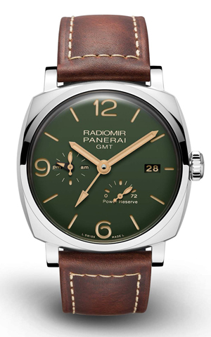 PANERAI(パネライ) 4つのアイコニックでクラシックなラジオミールにマットグリーンダイアルのブティック限定モデルが登場