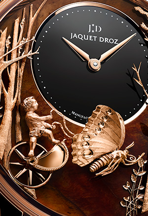 JAQUET DROZ(ジャケ・ドロー) ジャケ・ドローがラブィング・バタフライに永遠の居場所を授ける