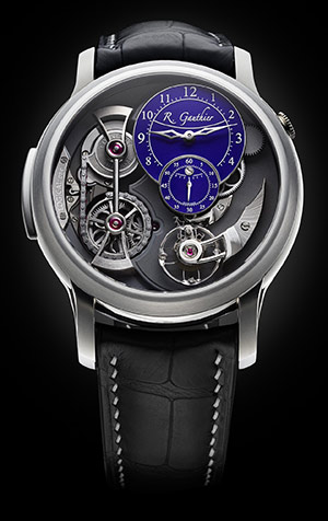 ROMAIN GAUTHIER(ローマン・ゴティエ) グランフーエナメル文字盤の色の選択が可能になった、年間製造本数60本のローマン・ゴティエ「ロジカル・ワン」