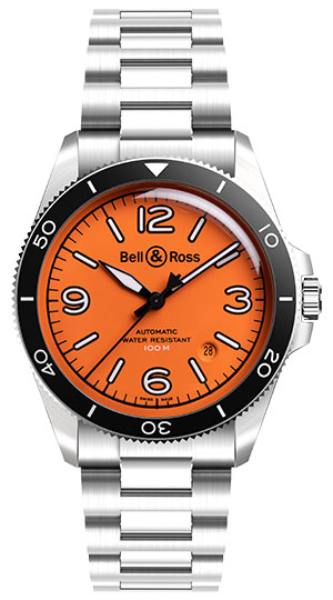 BELL & ROSS(ベル＆ロス) 2022新作 個性際立つオレンジカラー。ベル＆ロス「BR 03-92 Diver Orange」